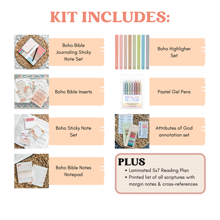 DIY Boho Loaded Bible Kit PREORDER