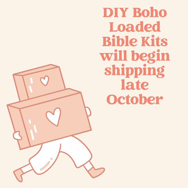 DIY Boho Loaded Bible Kit PREORDER
