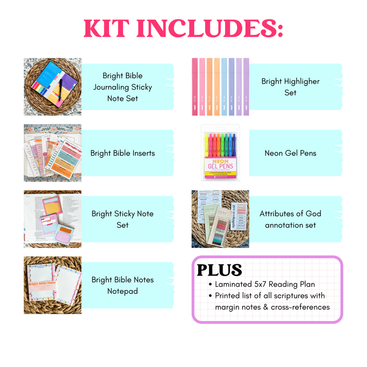 DIY Bright Loaded Bible Kit PREORDER