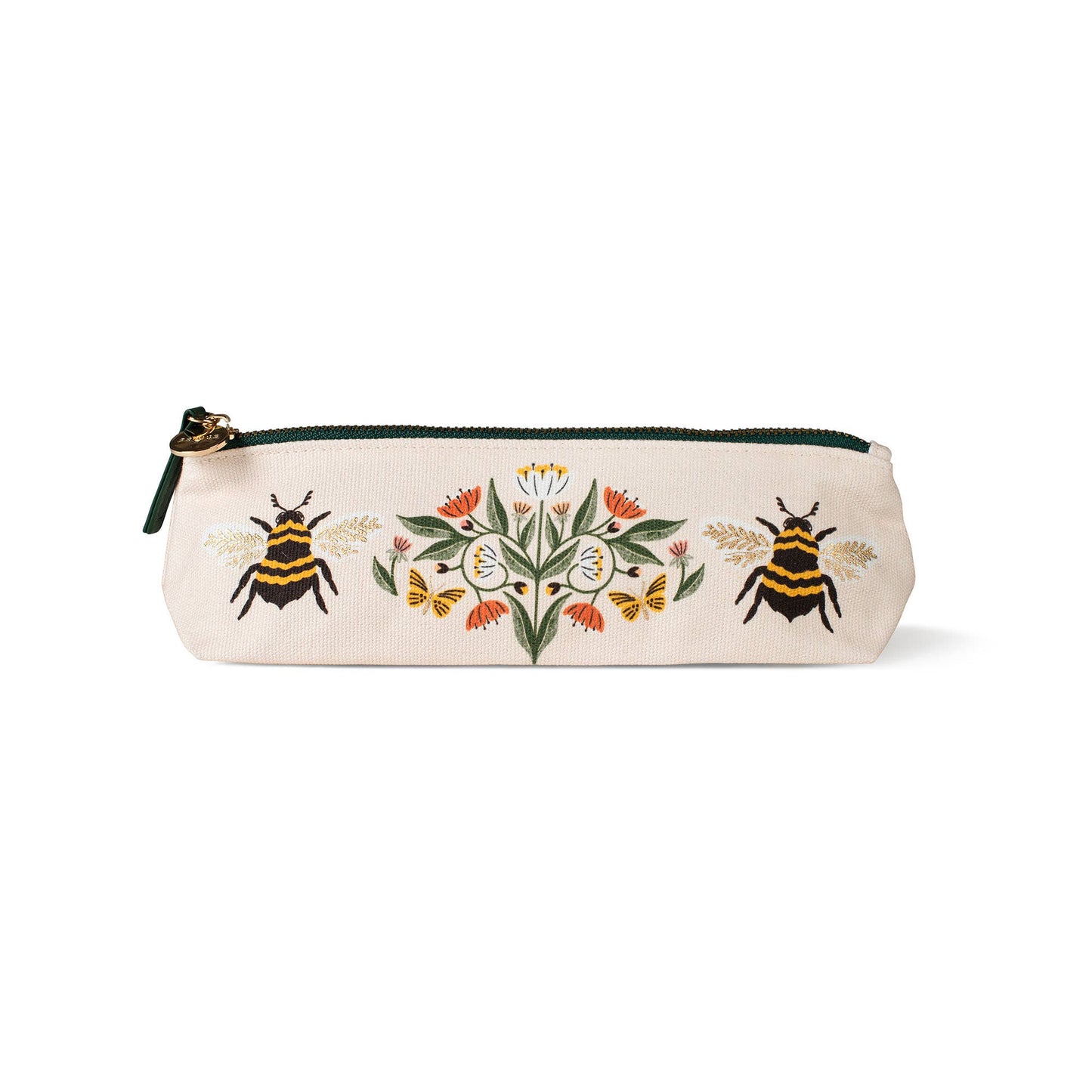 Bee Floral Pencil Pouch