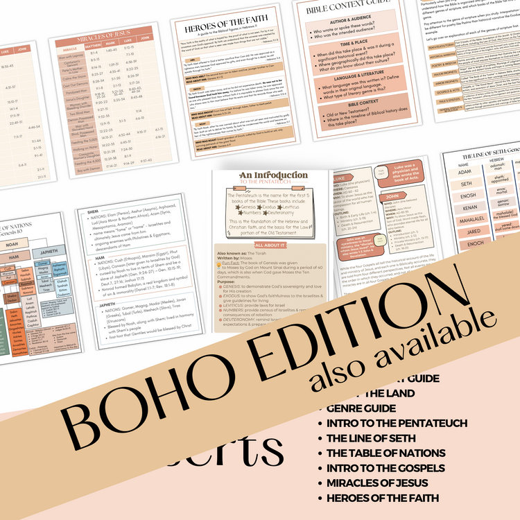 Bright Bible Inserts