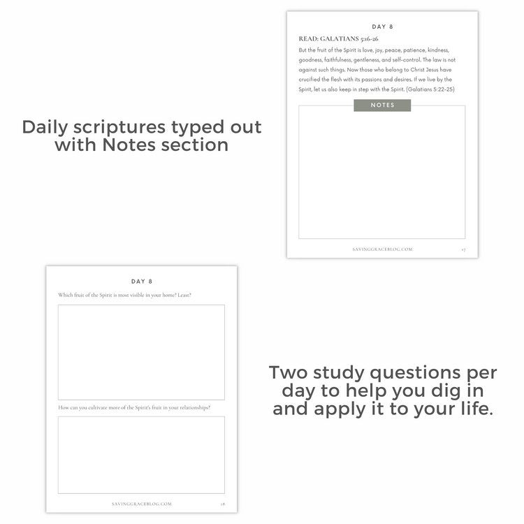 A Heart at Home 30-Day Bible Reading Plan + Workbook