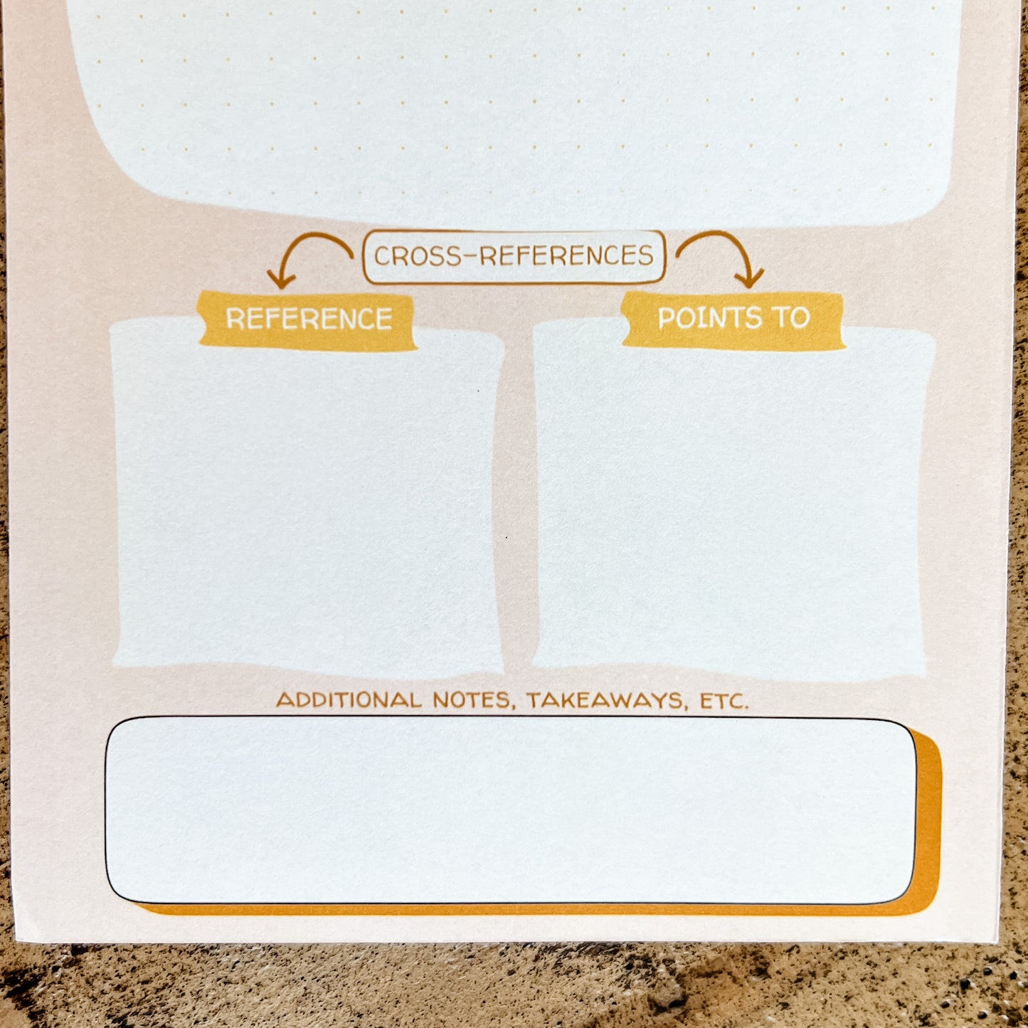 Boho Bible Study Double-Sided 5x7 Notepad