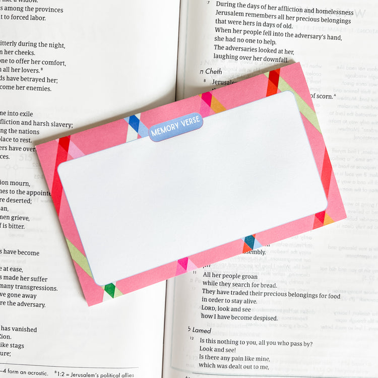 Bright Memory Verse Sticky Notes