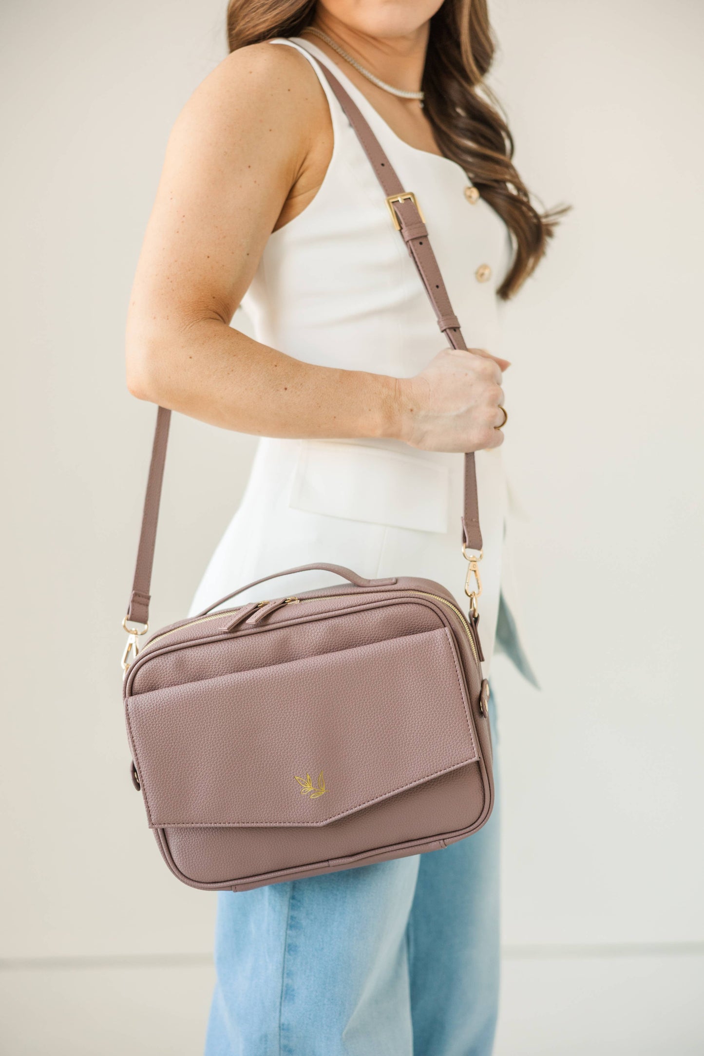 Lavender Crossbody Bible Bag