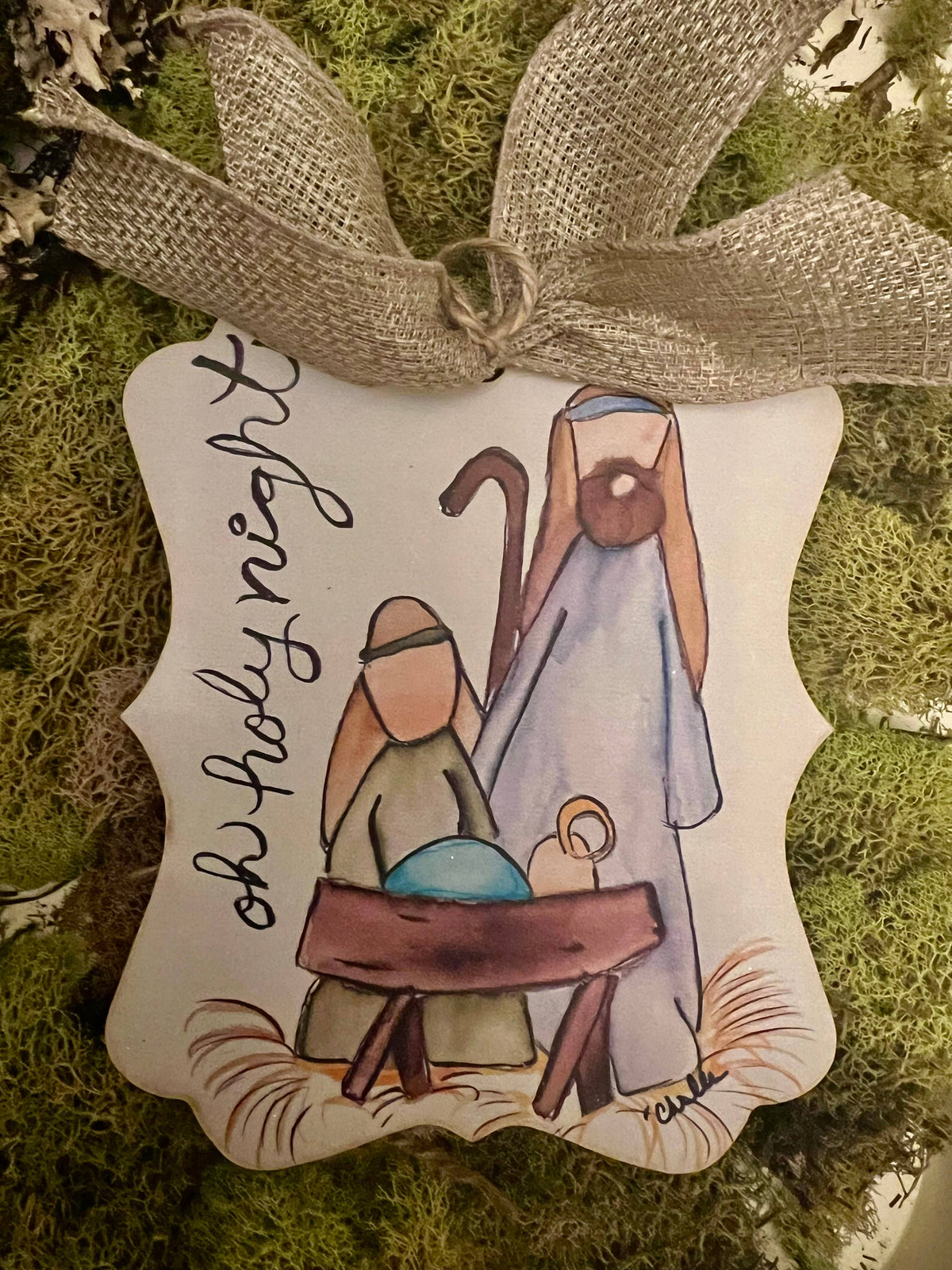 Oh Holy Night Christmas Ornament
