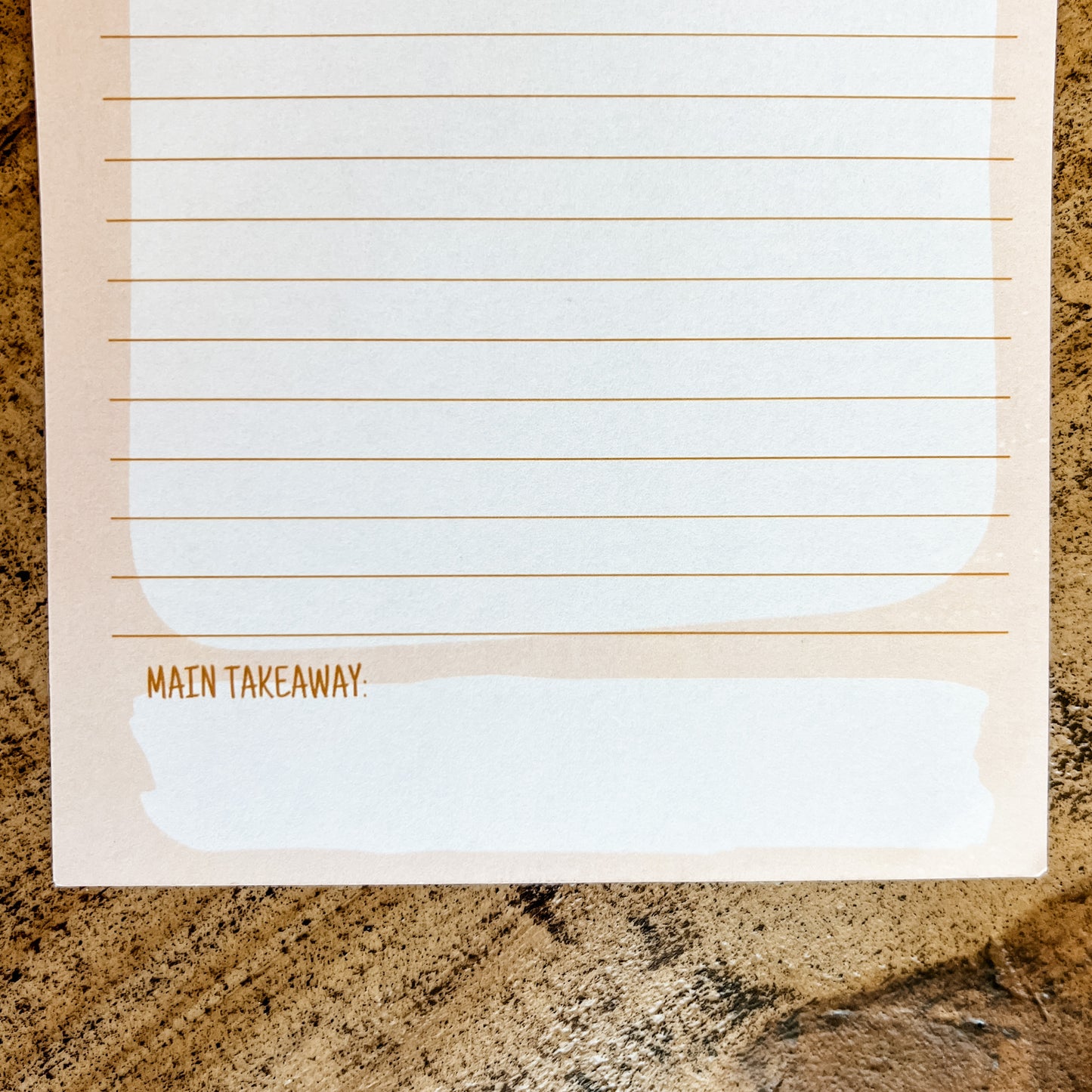 Boho Sermon Notes Double-Sided 5x7 Notepad