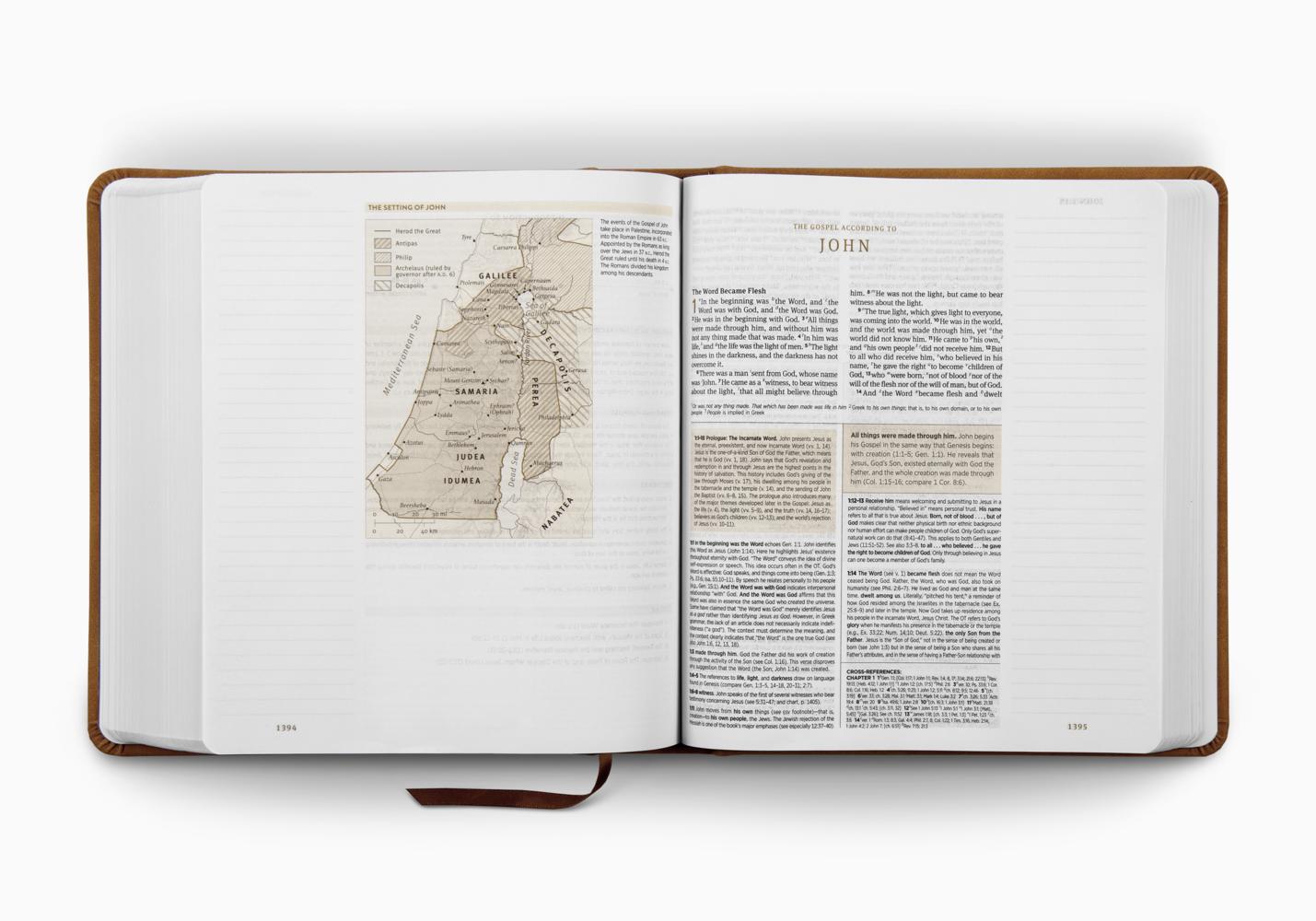 ESV Journaling Study Bible, Trutone Brown/Chestnut