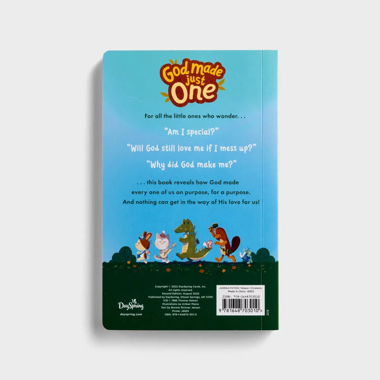 God Made Just One Children's Board Book
