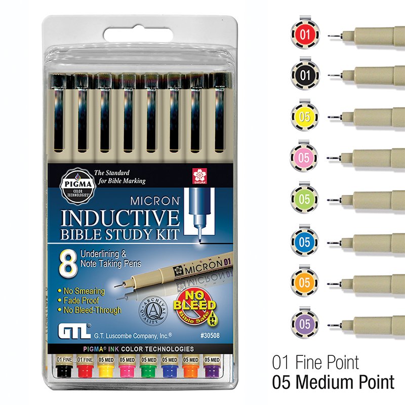 PIGMA Micron Inductive Bible Study Kit