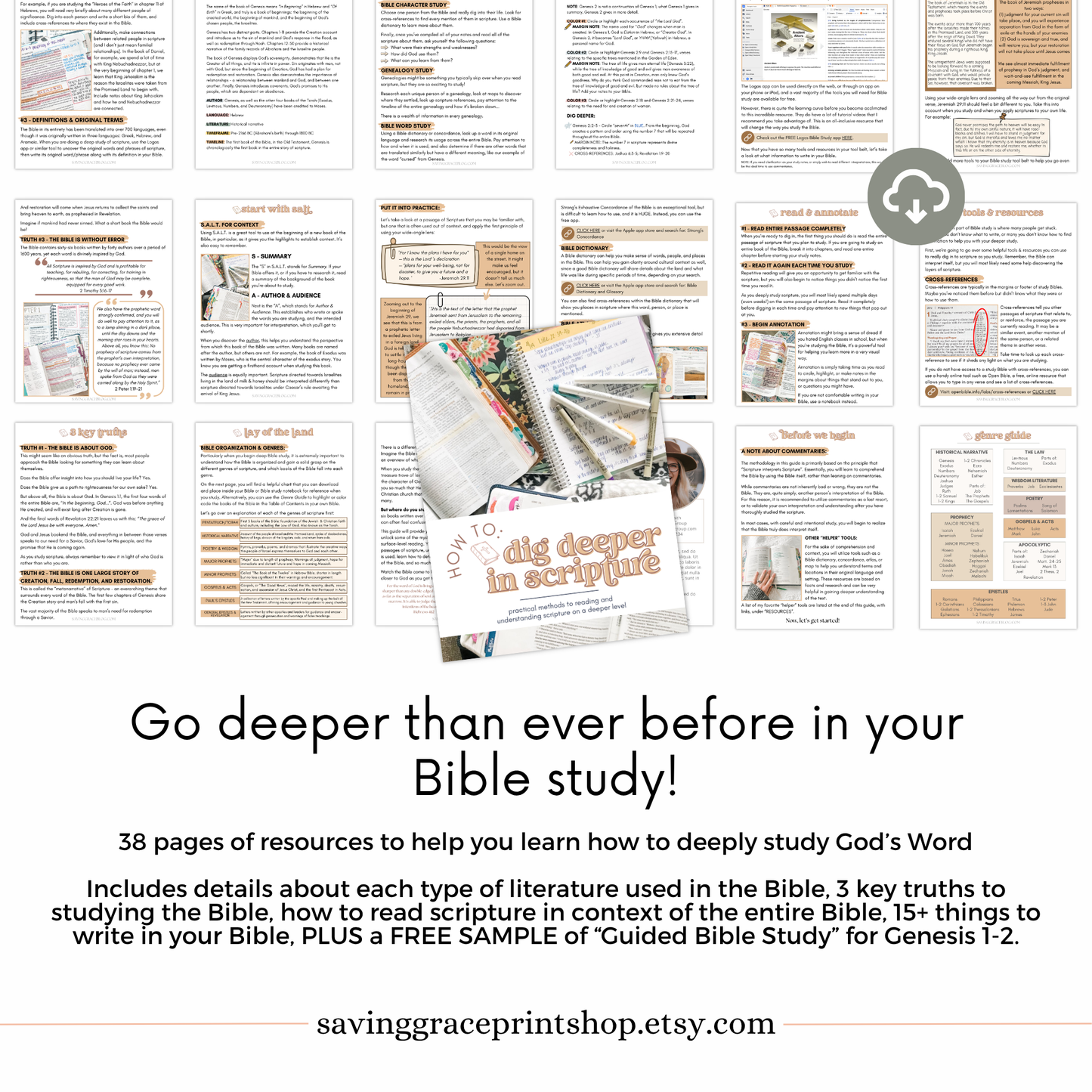 How to Dig Deeper in Scripture