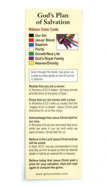 Bible Ribbons with Bookmark