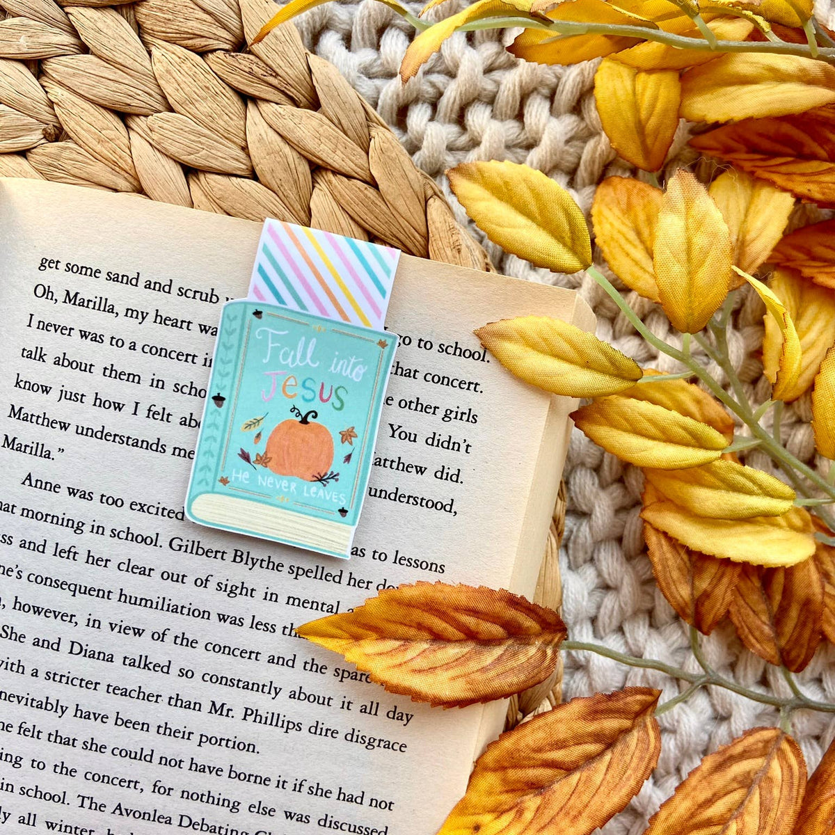 Fall into Jesus Magnetic Bookmark