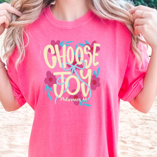 Choose Joy Floral T-Shirt