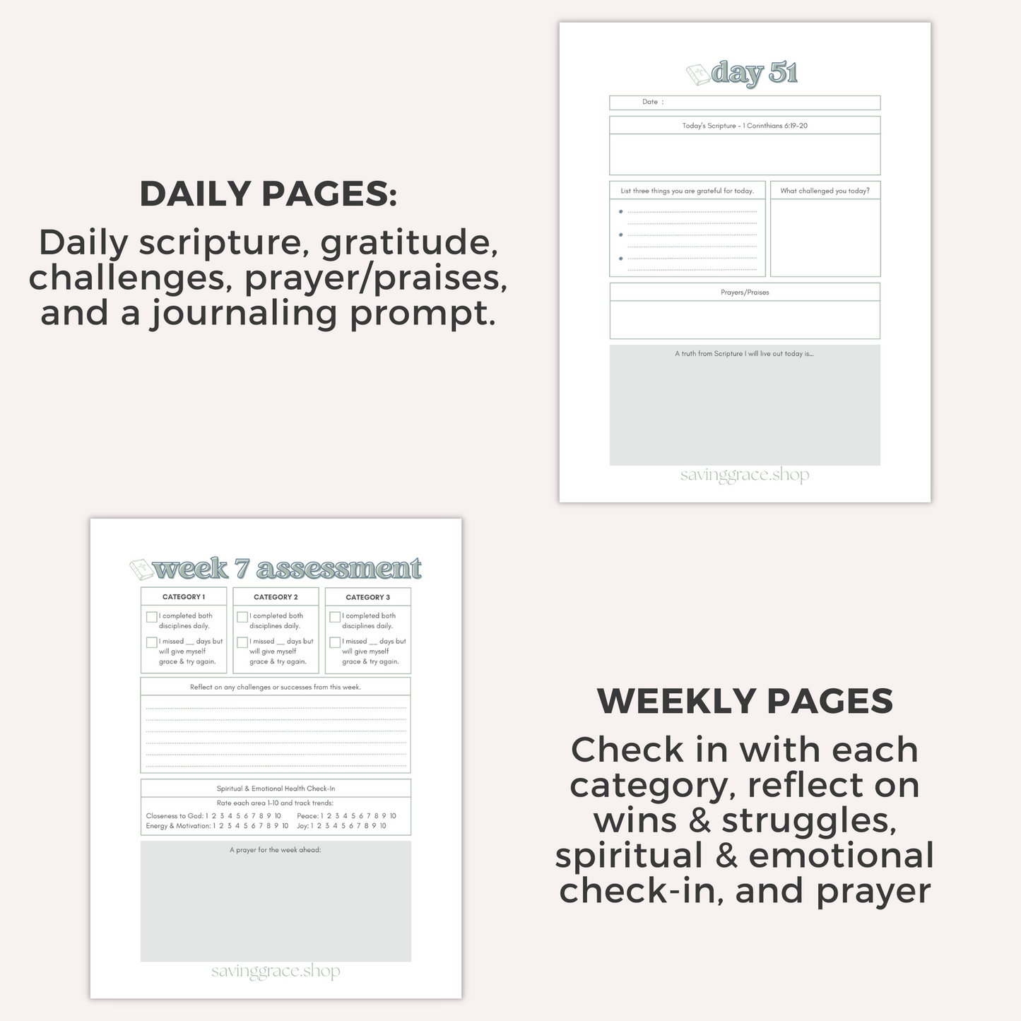 75 Holy Challenge Workbook