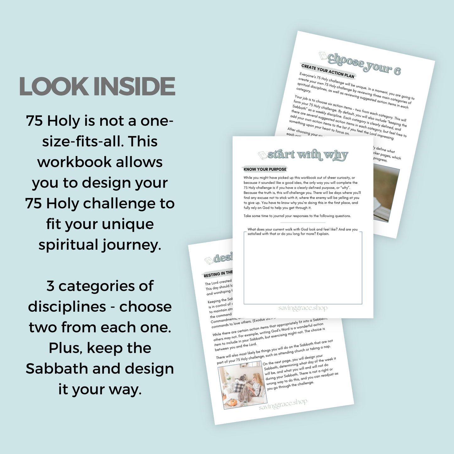 75 Holy Challenge Workbook