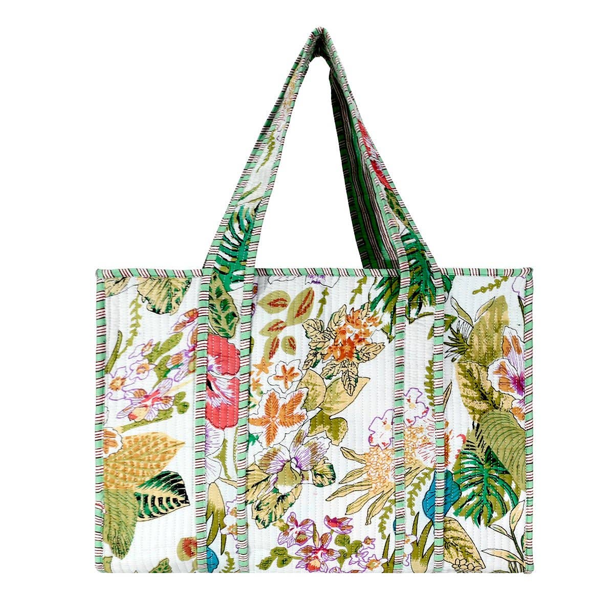 Green Tropical Tote