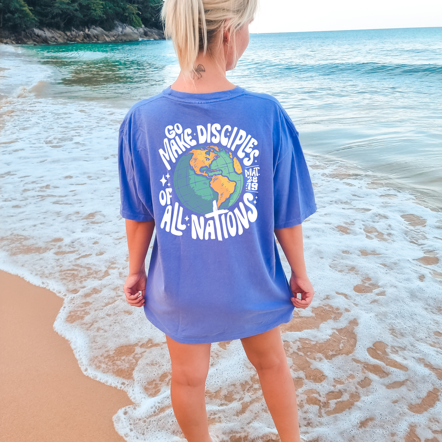 Go and Make Disciples Violet T-Shirt