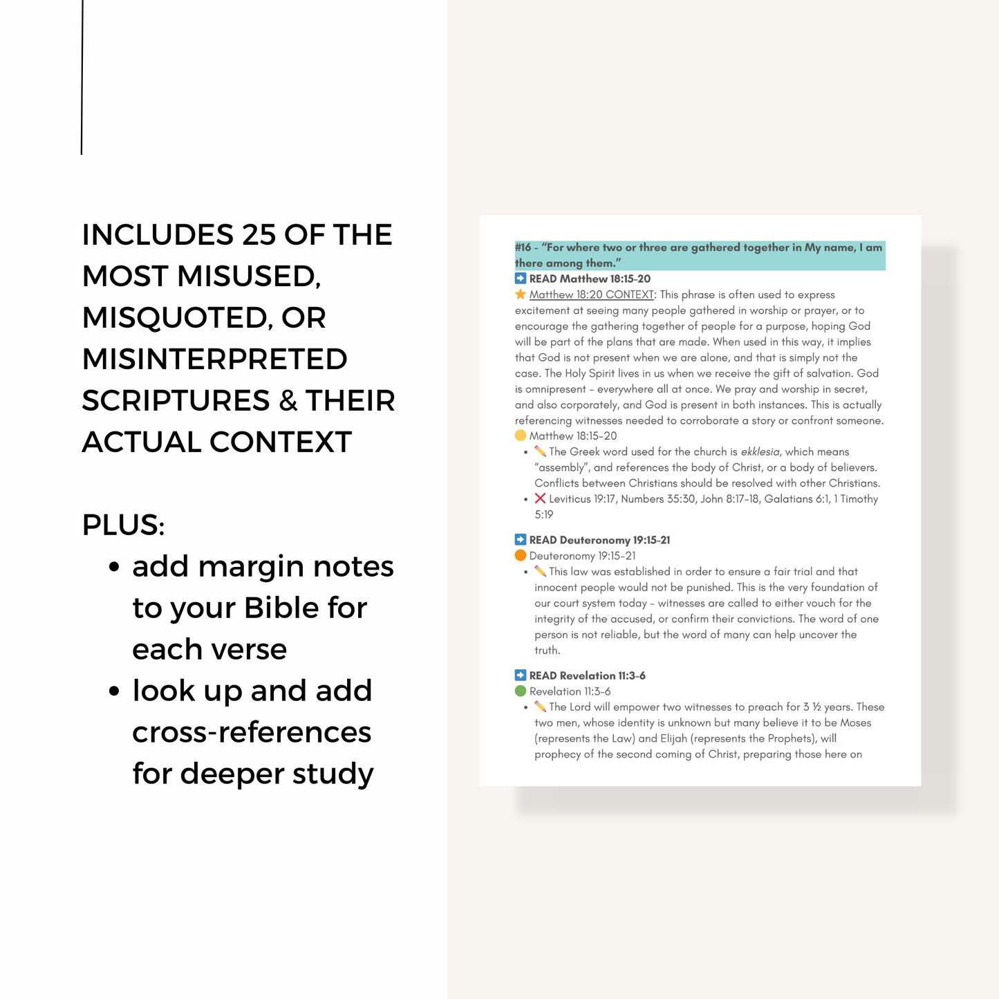 The Word in Context Guided Study