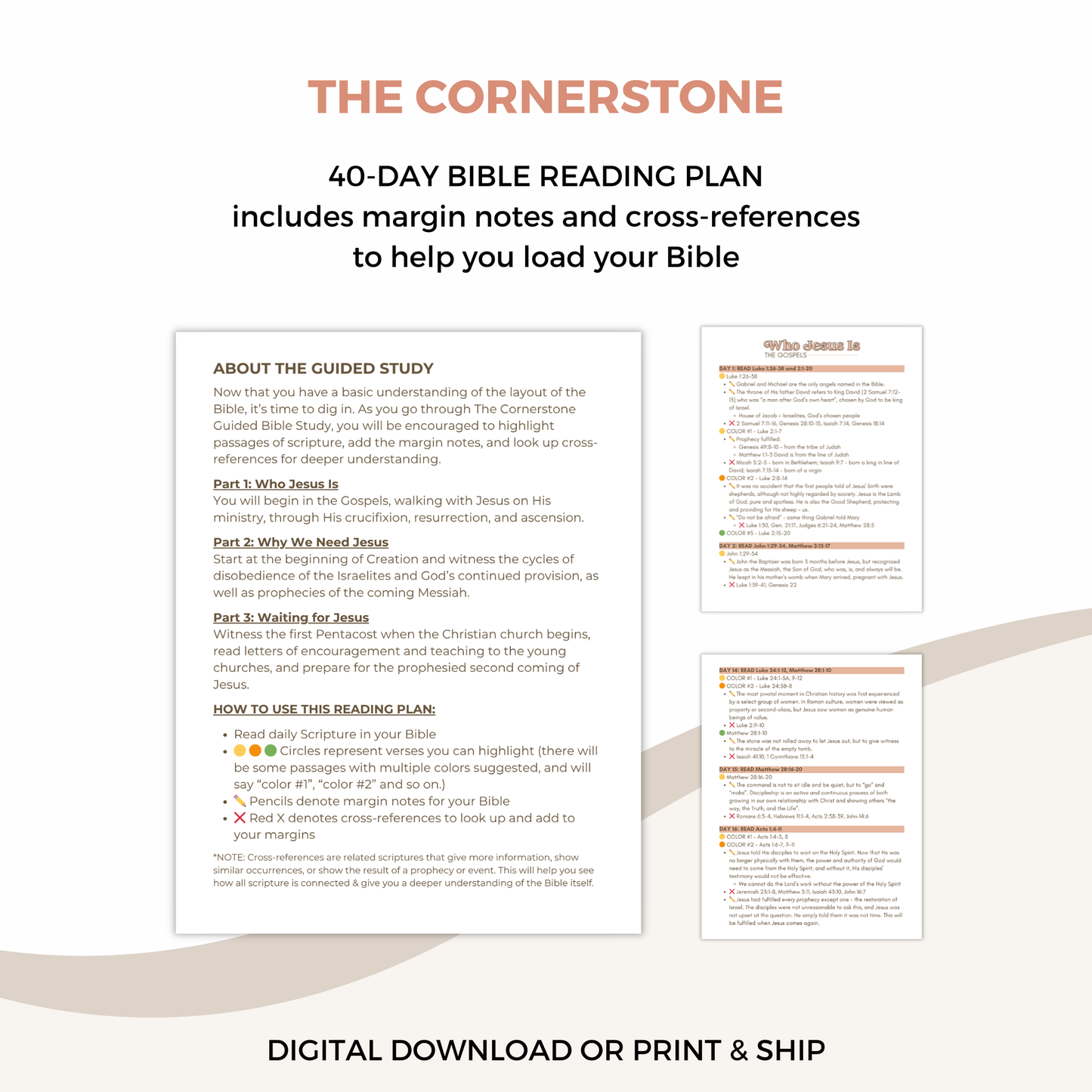The Cornerstone Guided Study