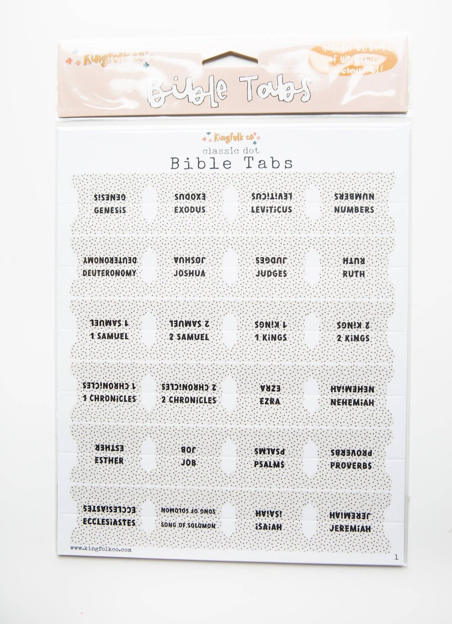 Classic Dot Bible Tabs