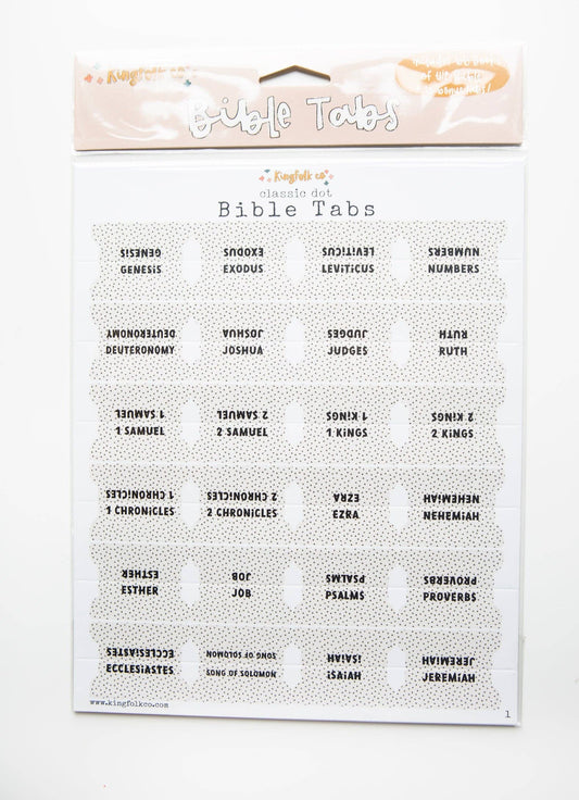Classic Dot Bible Tabs