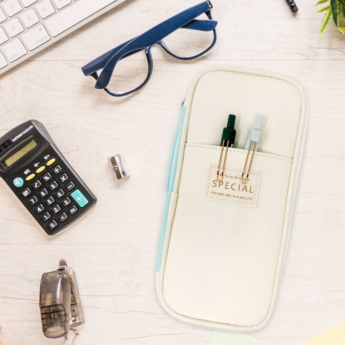 Large Capacity Pencil Case Expandable Pencil Pouch