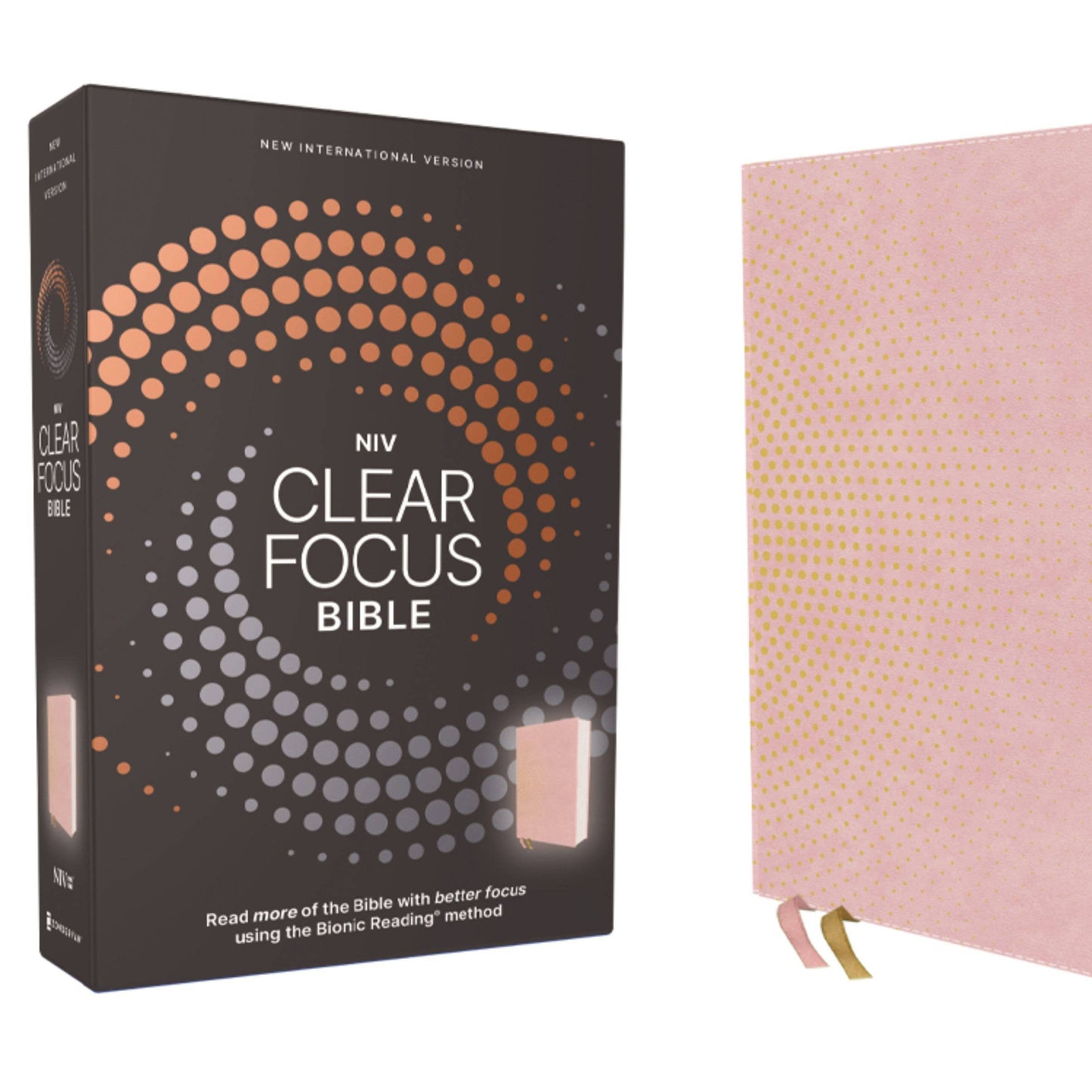 NIV Clear Focus Bible, Leathersoft, Pink