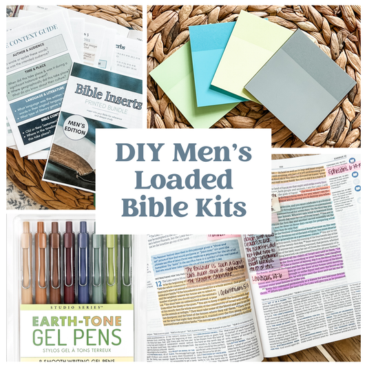 DIY Men's Loaded Bible Kit PREORDER