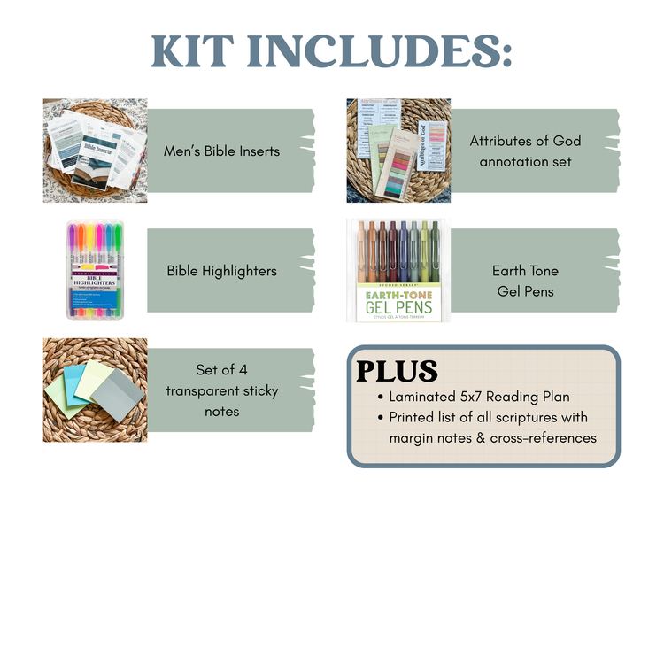 DIY Men's Loaded Bible Kit PREORDER