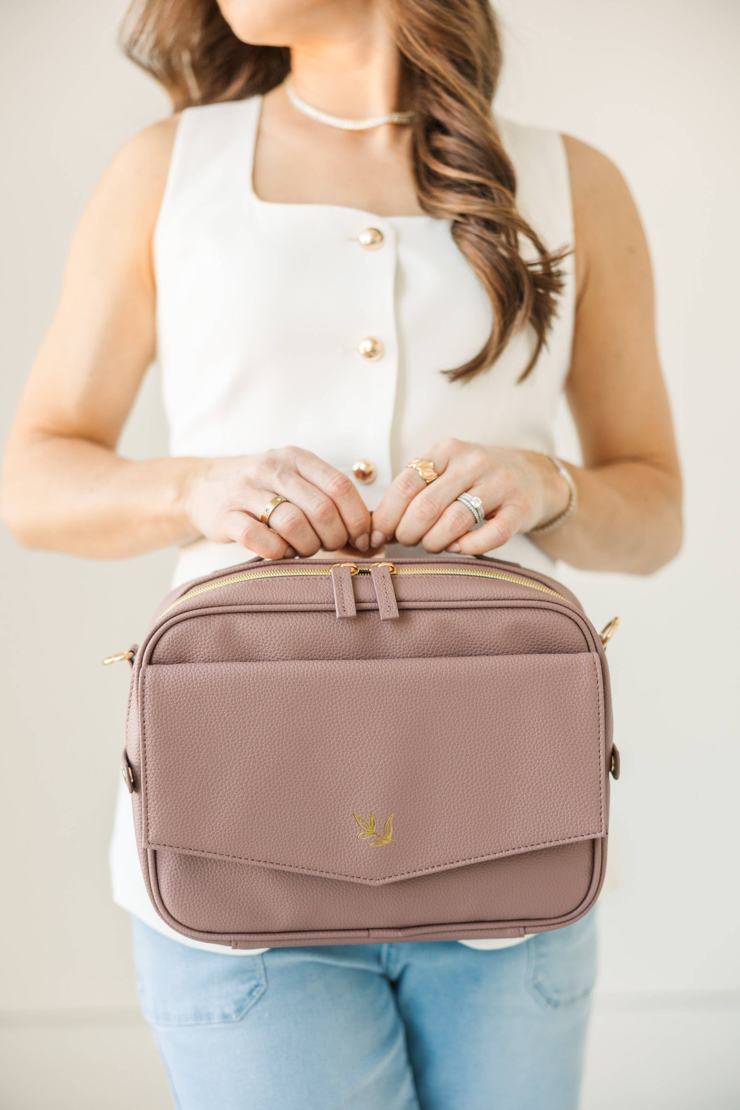Lavender Crossbody Bible Bag