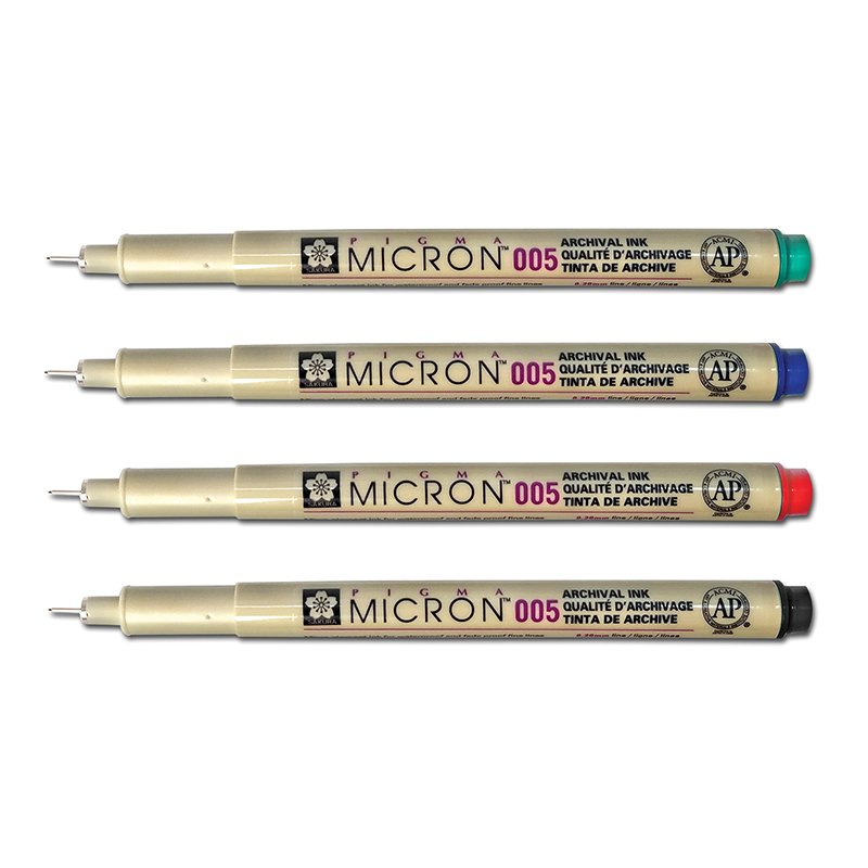 PIGMA Micron 005 Bible Note Pens, Set of 4