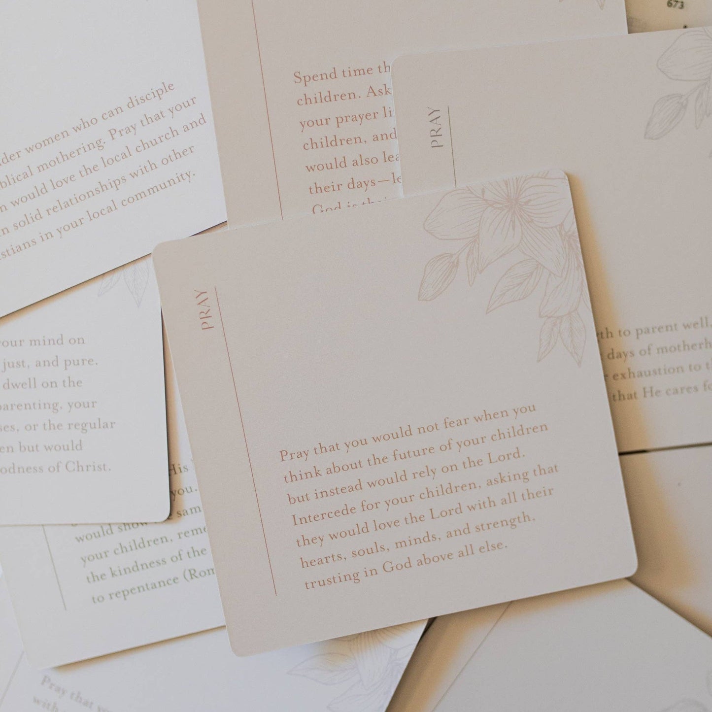 Prayers for Motherhood Verse Card Set