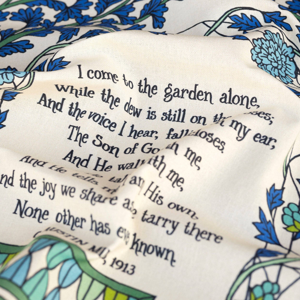 In The Garden Hymn Tea Towel - Full Color