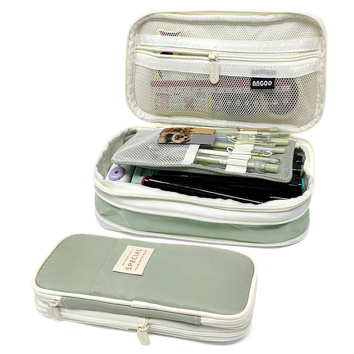 Large Capacity Pencil Case Expandable Pencil Pouch
