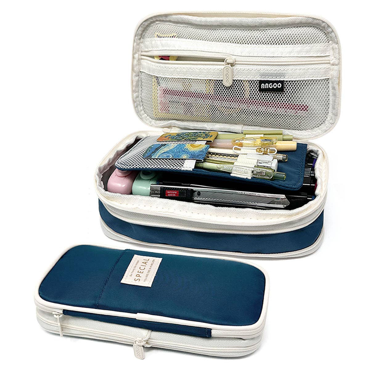 Large Capacity Pencil Case Expandable Pencil Pouch