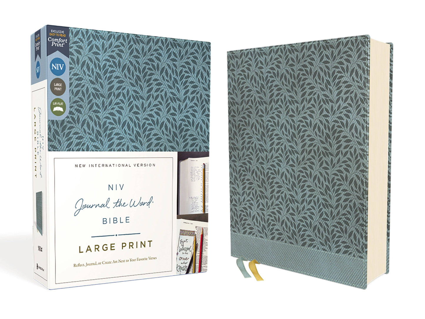 NIV Journal The Word Bible Large Print Leathersoft Teal