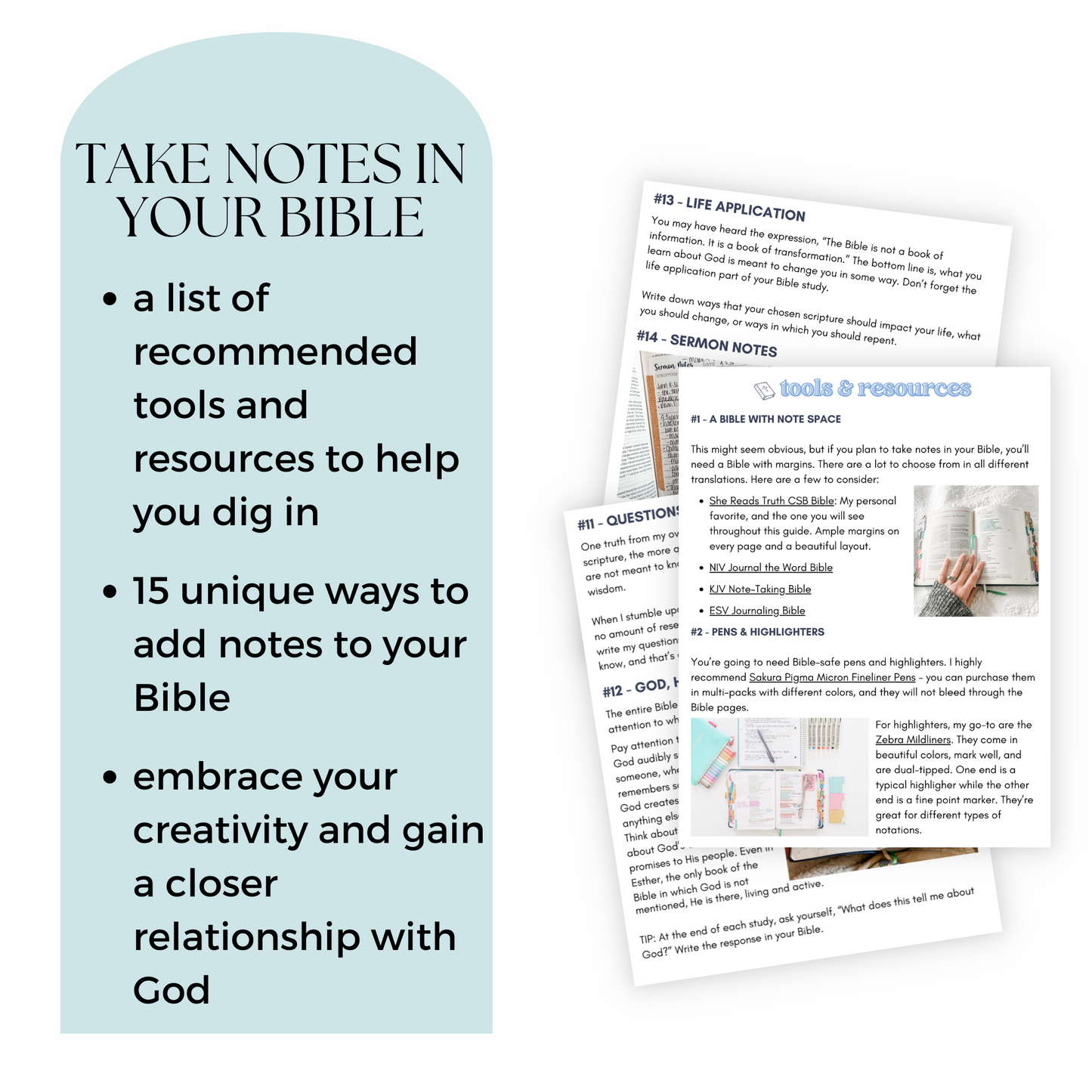 How to Take Notes in Your Bible