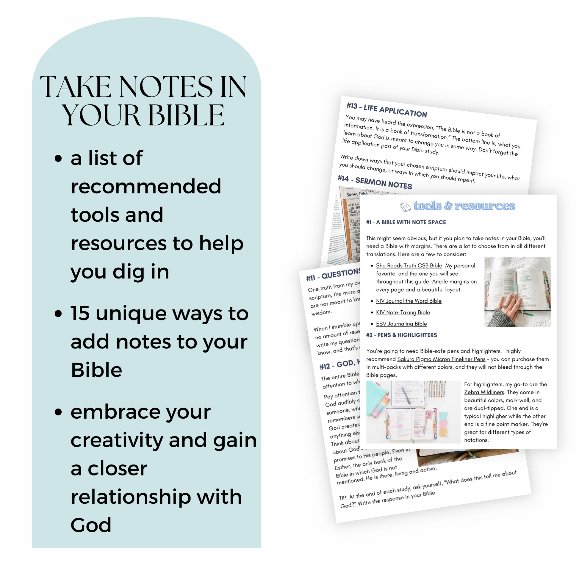 How to Take Notes in Your Bible – Saving Grace Print Shop
