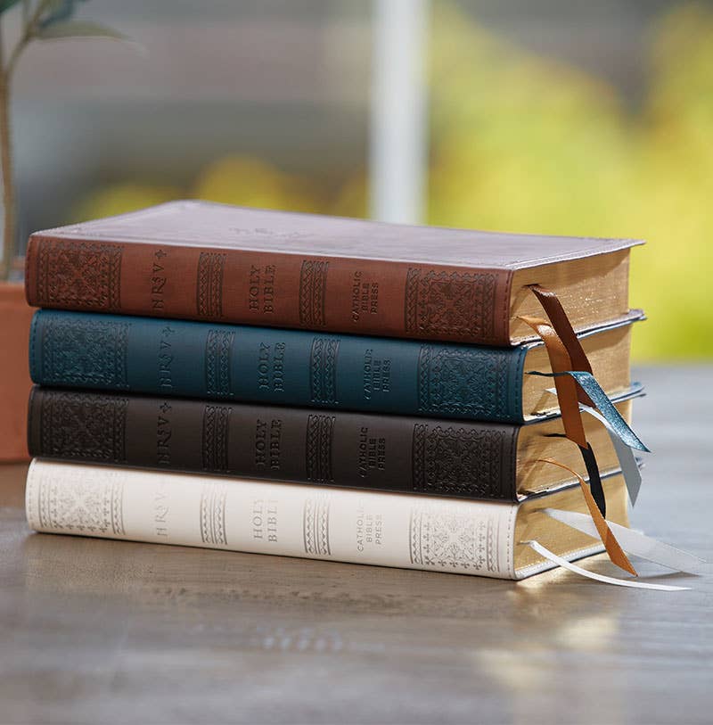 NRSV Catholic Edition Gift Bible, Teal Leathersoft