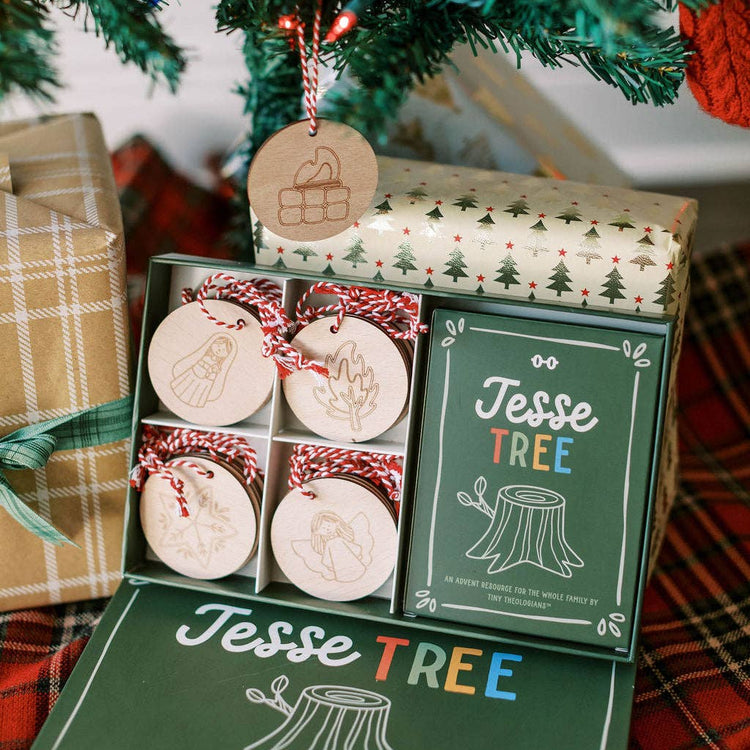 Jesse Tree Ornaments + Cards Set