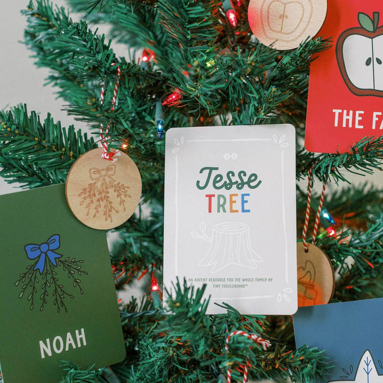 Jesse Tree Ornaments + Cards Set