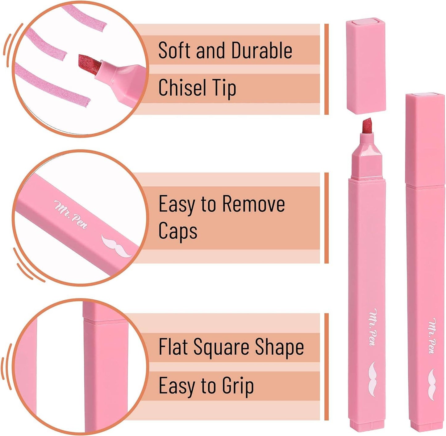 Mr. Pen Bright Highlighter Set