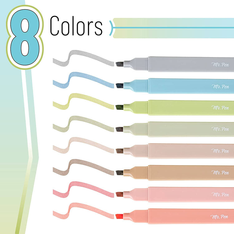 Mr. Pen Boho Highlighter Set