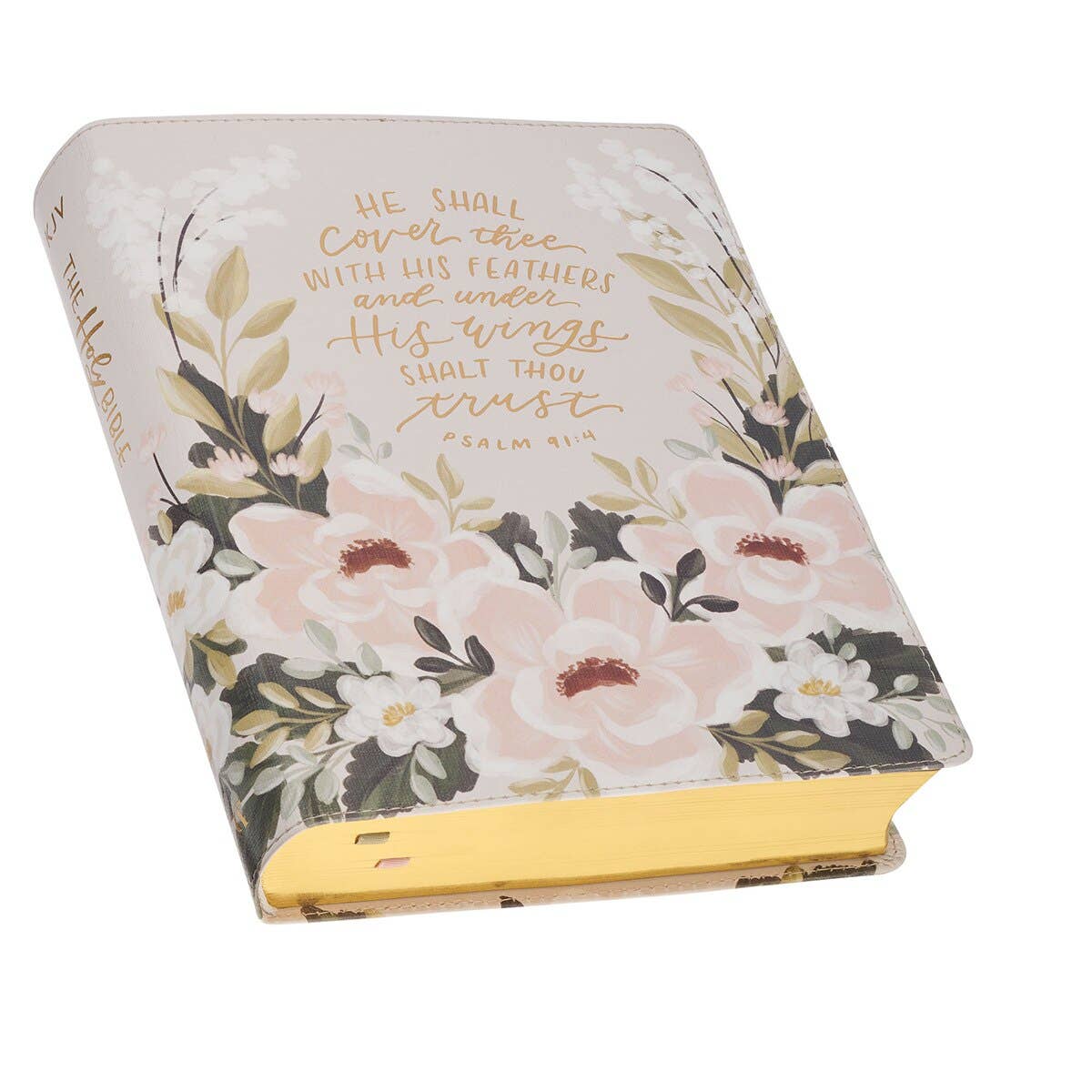KJV Note-taking Bible Faux Leather Floral