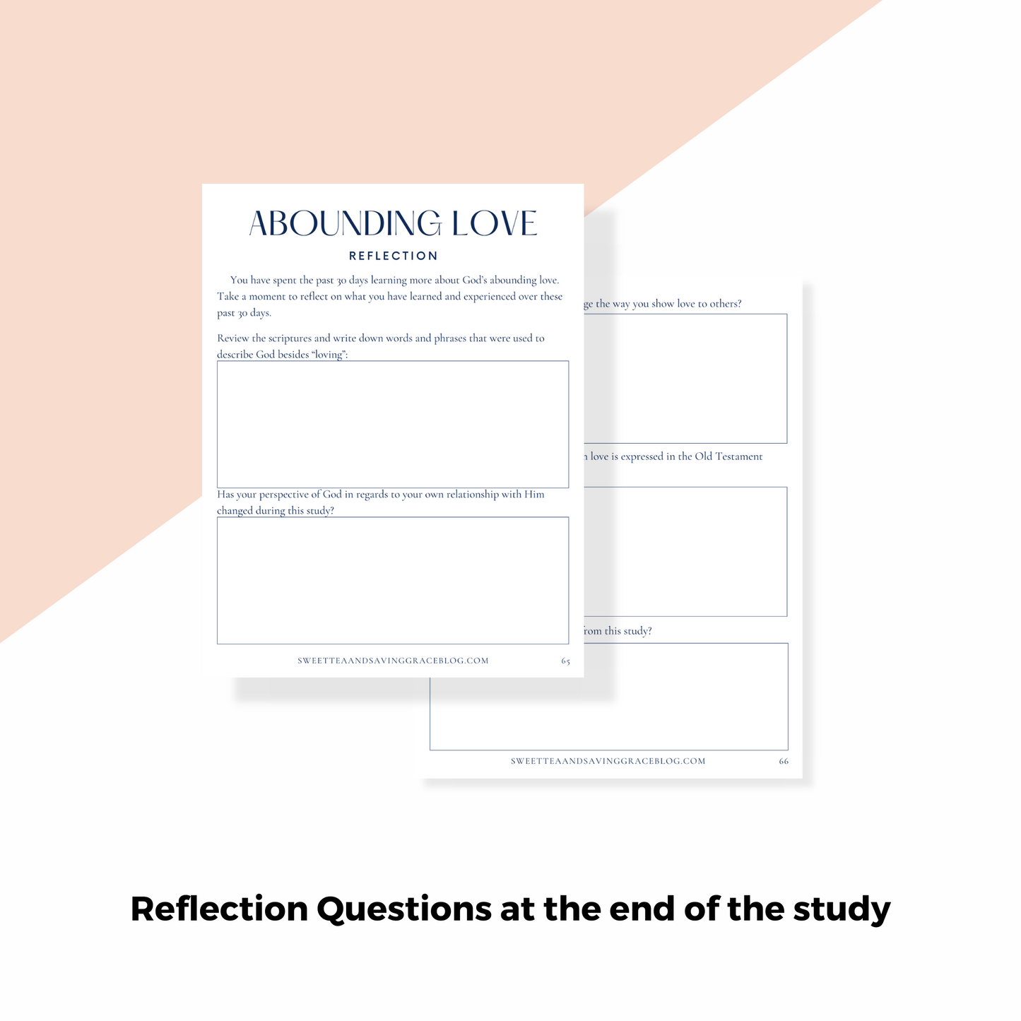 Abounding Love 30-Day Bible Reading Plan + Workbook