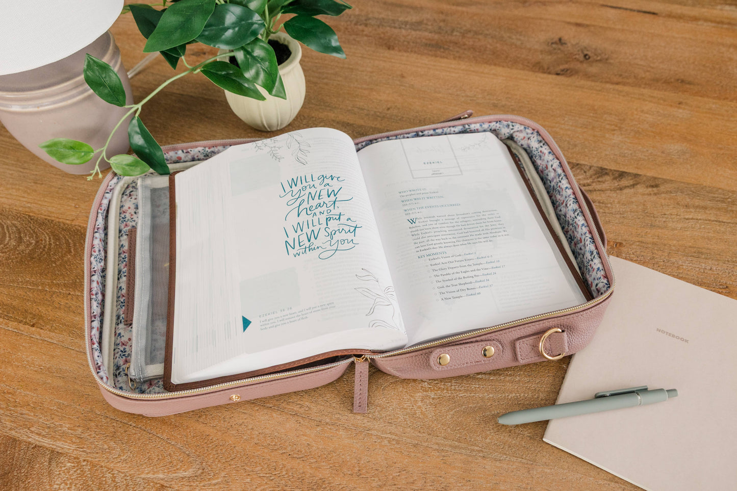 Lavender Crossbody Bible Bag