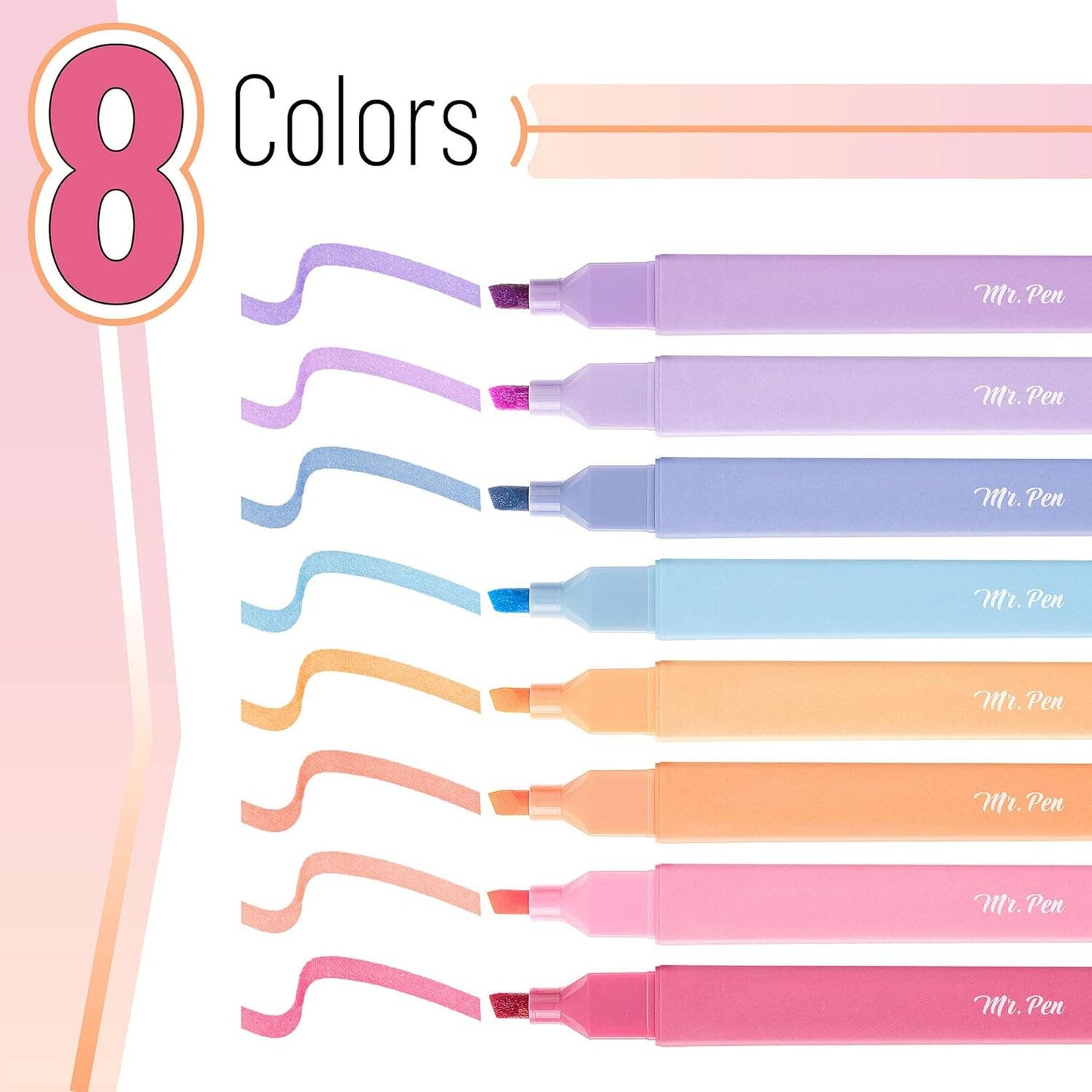 Mr. Pen Bright Highlighter Set