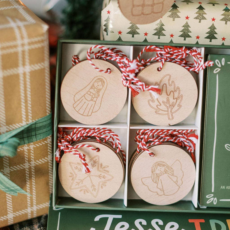Jesse Tree Ornaments + Cards Set