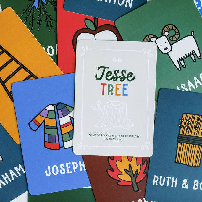 Jesse Tree Ornaments + Cards Set